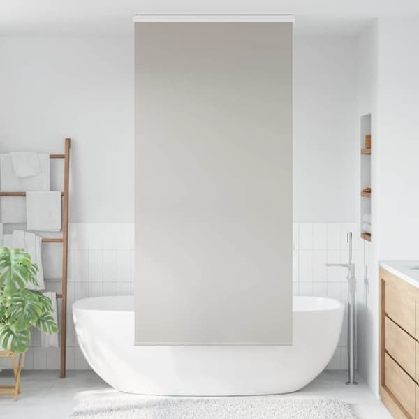 vidaXL Duschrullgardin med kassett 90x240 cm tyg bredd 86 cm