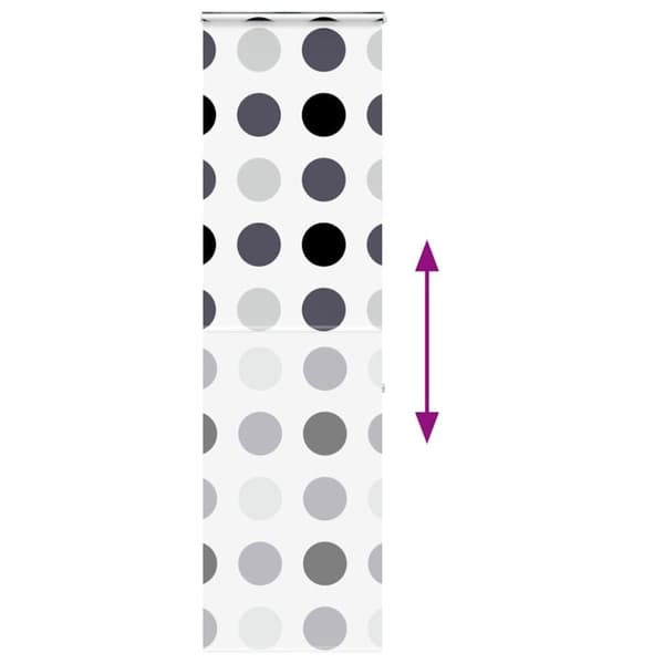 vidaXL Bruserullegardin med kassette 70x240 cm Stofbredde 66 cm