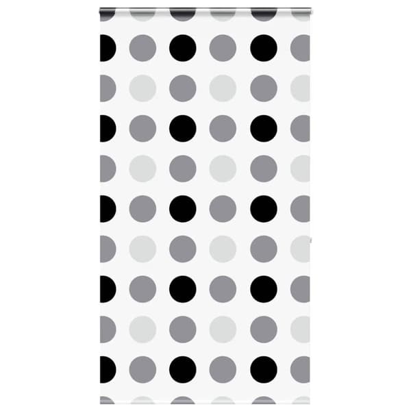 vidaXL Duschrullgardin med kassett 120x240 cm tyg bredd 116 cm