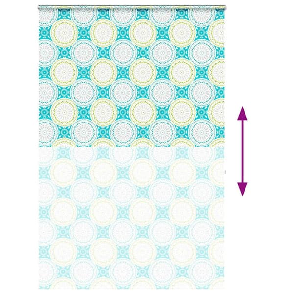 vidaXL Duschrullgardin med kassett 150x240 cm tygbredd 146 cm