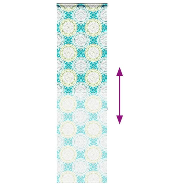 vidaXL Duschrullgardin med kassett 70x240 cm tyg bredd 66 cm