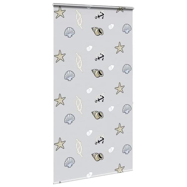 vidaXL Duschrullgardin med kassett 140x240 cm tyg bredd 136 cm