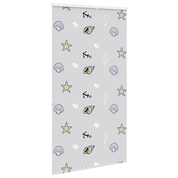 vidaXL Duschrullgardin med kassett 140x240 cm tyg bredd 136 cm