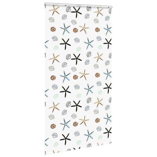 vidaXL Duschrullgardin med kassett 120x240 cm tyg bredd 116 cm