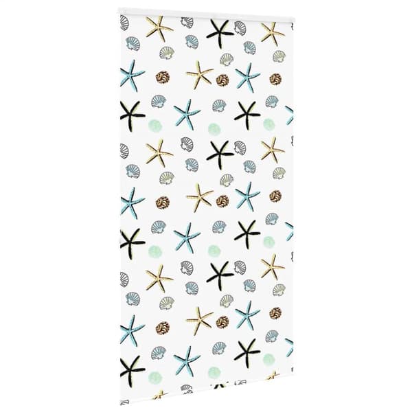 vidaXL Duschrullgardin med kassett 120x240 cm tyg bredd 116 cm