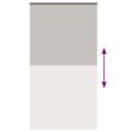 Miniatyrbillede 5 af 11: vidaXL Bruserullegardin med kassette 130x240 cm Stofbredde 126 cm