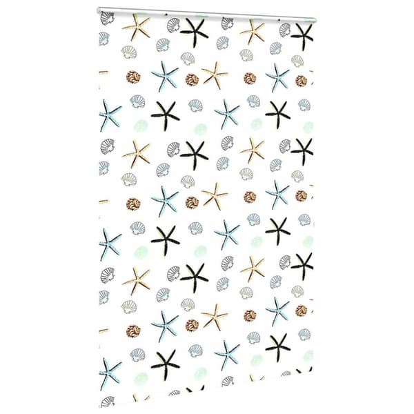 vidaXL Duschrullgardin med kassett 150x240 cm tygbredd 146 cm