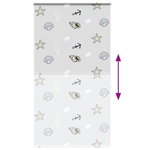 vidaXL Rullaverho kasetilla 130x240 cm kankaan leveys 126 cm