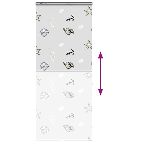 vidaXL Bruserullegardin med kassette 100x240 cm Stofbredde 96 cm