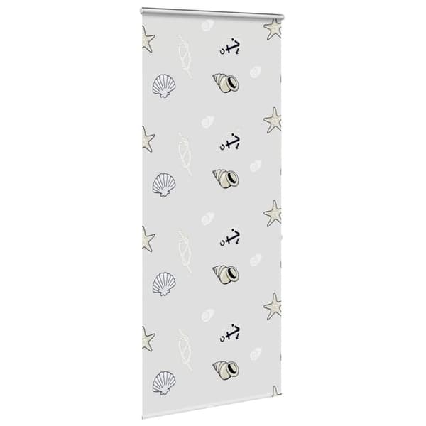 vidaXL Duschrullgardin med kassett 110x240 cm tyg bredd 106 cm