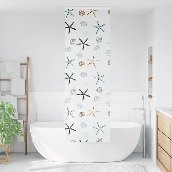 vidaXL Dusjrullgardin med kassett 70x240 cm Stoffbredde 66 cm