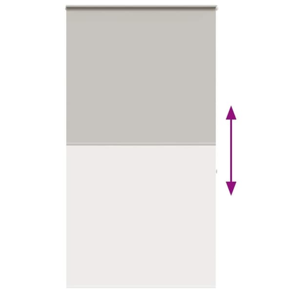 vidaXL Bruserullegardin med kassette 140x240 cm Stofbredde 136 cm