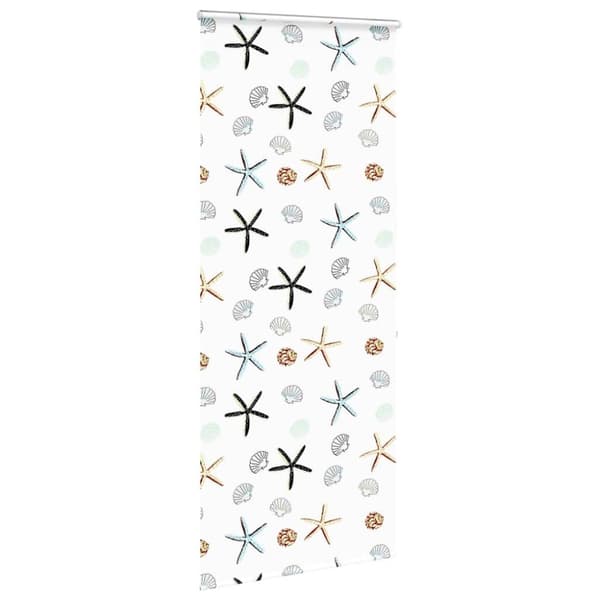vidaXL Duschrullgardin med kassett 100x240 cm tyg bredd 96 cm