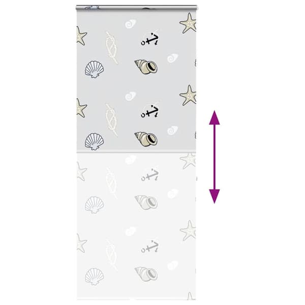 vidaXL Bruserullegardin med kassette 90x240 cm Stofbredde 86 cm