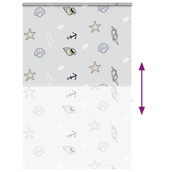 vidaXL Bruserullegardin med kassette 150x240 cm Stofbredde 146 cm