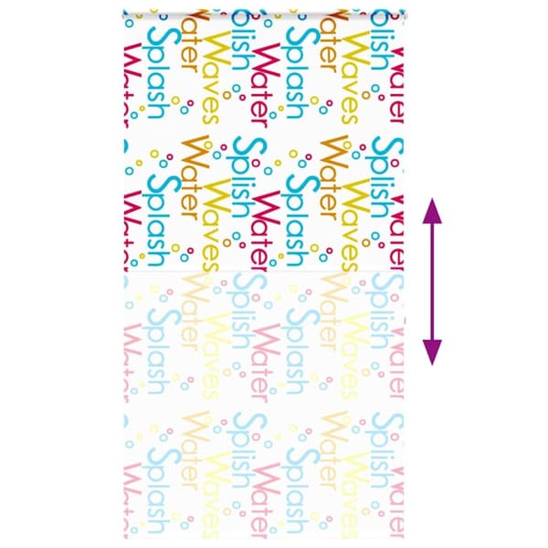 vidaXL Duschrullgardin med kassett 130x240 cm tyg bredd 126 cm