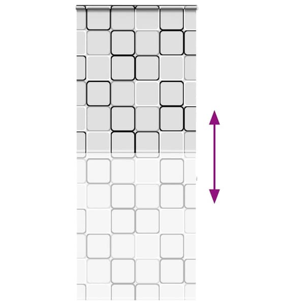 vidaXL Bruserullegardin med kassette 110x240 cm Stofbredde 106 cm