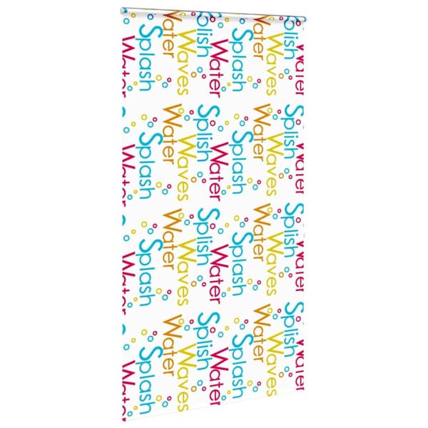 vidaXL Duschrullgardin med kassett 140x240 cm tyg bredd 136 cm