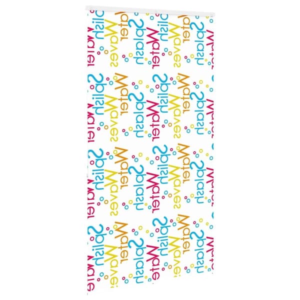 vidaXL Duschrullgardin med kassett 140x240 cm tyg bredd 136 cm