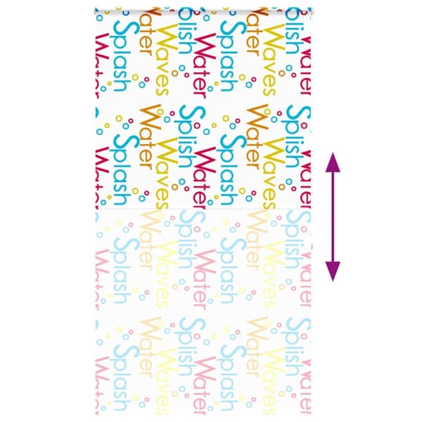 vidaXL Duschrullgardin med kassett 140x240 cm tyg bredd 136 cm