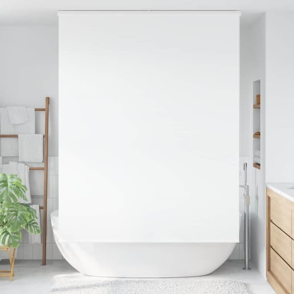 vidaXL Duschrullgardin med kassett 150x240 cm tygbredd 146 cm