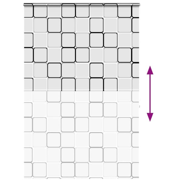 vidaXL Bruserullegardin med kassette 160x240 cm Stofbredde 156 cm