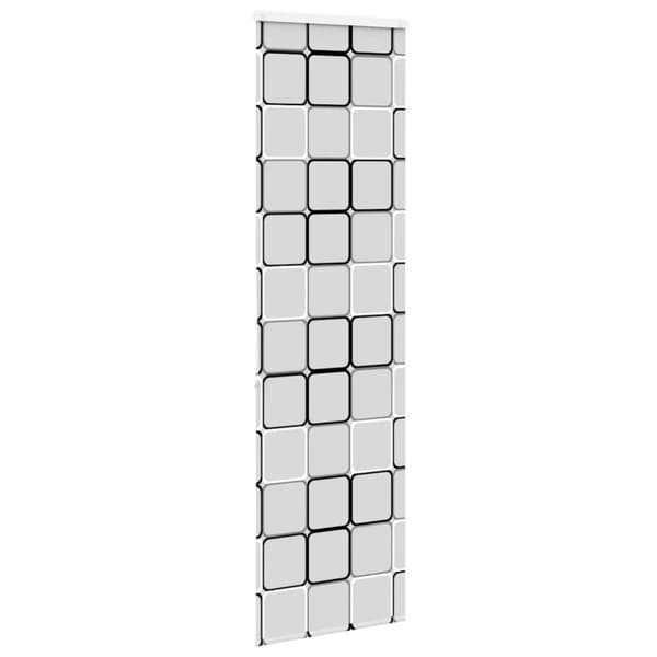vidaXL Duschrullgardin med kassett 80x240 cm tyg bredd 76 cm