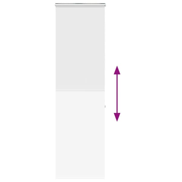 vidaXL Bruserullegardin med kassette 60x240 cm Stofbredde 56 cm