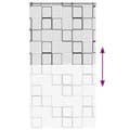 Miniatyrbillede 5 af 11: vidaXL Bruserullegardin med kassette 140x240 cm Stofbredde 136 cm