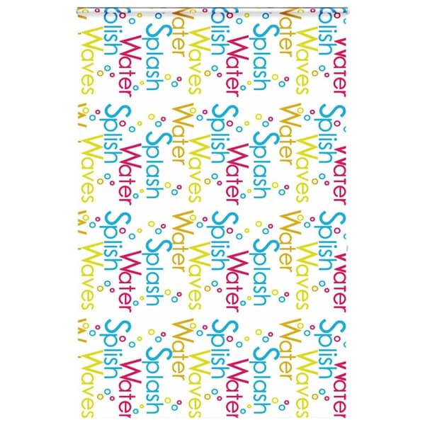 vidaXL Duschrullgardin med kassett 150x240 cm tygbredd 146 cm