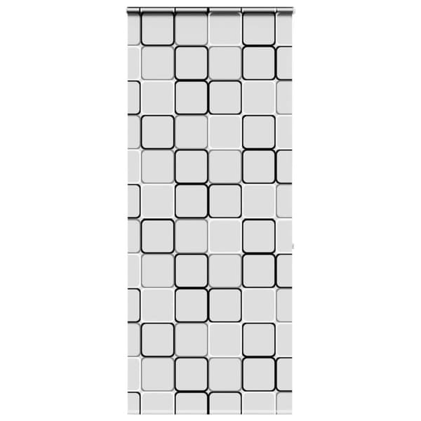vidaXL Duschrullgardin med kassett 100x240 cm tyg bredd 96 cm