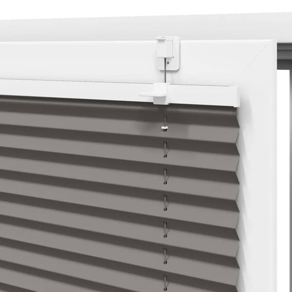 vidaXL plisségardin antrasitt 95x150 cm Stoff Bredde 94,4 cm Polyester