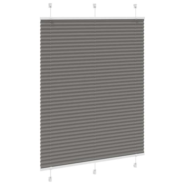 vidaXL laskostettu sokea antrasiitti 110x100 cm kankaan leveys 109,4cm