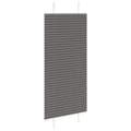 Miniatyrbilde 4 av 11: vidaXL plisségardin sort 60x100 cm Stoff Bredde 59,4 cm Polyester