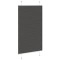 Pikkukuva 4 / 11: vidaXL laskostettu blind Musta 75x100 cm Kankaan leveys 74,4 cm