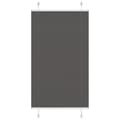 Pikkukuva 1 / 11: vidaXL laskostettu blind Musta 75x100 cm Kankaan leveys 74,4 cm