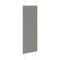 Miniatyrbillede 4 af 11: vidaXL Plisségardin Antracit 45x150 cm Stofbredde 44,4 cm Polyester