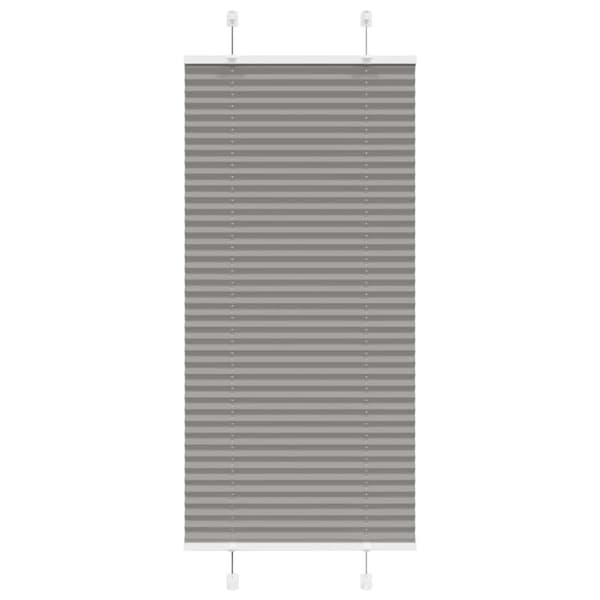 vidaXL Plisserad persienn antracit 60x150cm tyg bredd 59,4cm polyester