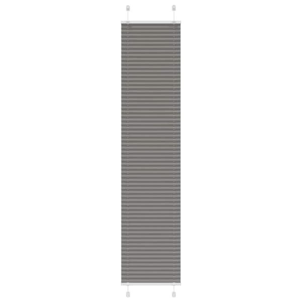 vidaXL Plisserad persienn antracit 40x200cm tyg bredd 39,4cm polyester