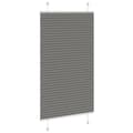 Miniatyrbillede 4 af 11: vidaXL Plisségardin Antracit 70x150 cm Stofbredde 69,4 cm Polyester