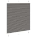Miniatyrbilde 3 av 11: vidaXL plisségardin antrasitt 120x150cm Stoff Bredde 119,4cm Polyester
