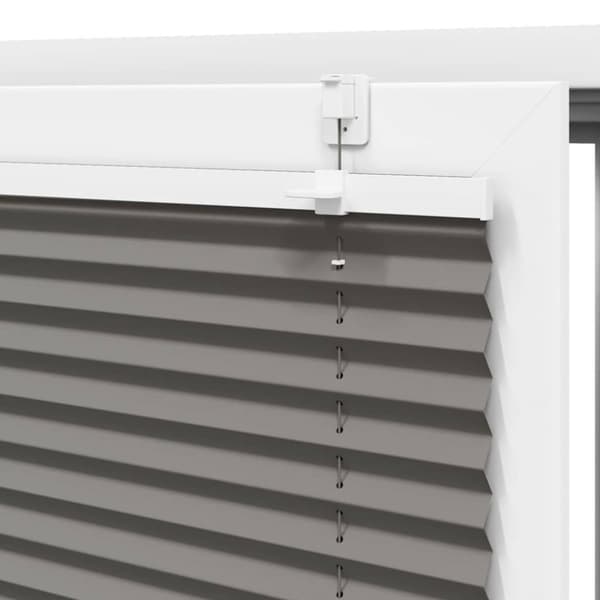 vidaXL Plisserad persienn antracit 105x200 cm tyg bredd 104,4 cm