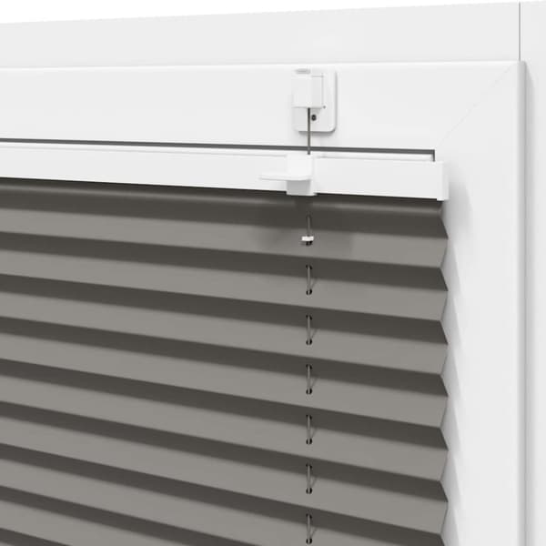 vidaXL Plisserad persienn antracit 105x200 cm tyg bredd 104,4 cm