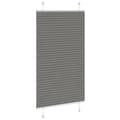 Miniatyrbillede 4 af 11: vidaXL Plisségardin Antracit 75x150 cm Stofbredde 74,4 cm Polyester