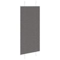 Miniatyrbillede 4 af 11: vidaXL Plisségardin Sort 60x100 cm Stofbredde 59,4 cm Polyester