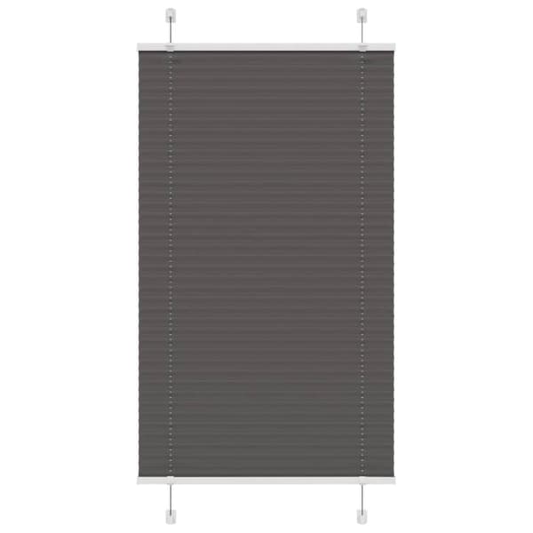 vidaXL laskostettu blind Musta 80x100 cm Kankaan leveys 79,4 cm