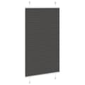 Miniatyrbillede 3 af 11: vidaXL Plisségardin Sort 75x150 cm Stofbredde 74,4 cm Polyester