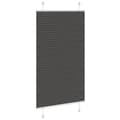 Miniatyrbillede 4 af 11: vidaXL Plisségardin Sort 75x150 cm Stofbredde 74,4 cm Polyester