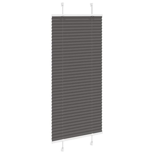 vidaXL laskostettu blind Musta 60x150 cm Kankaan leveys 59,4 cm