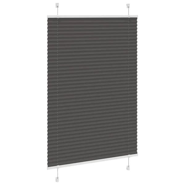 vidaXL laskostettu blindi musta 95x150 cm kankaan leveys 94,4 cm